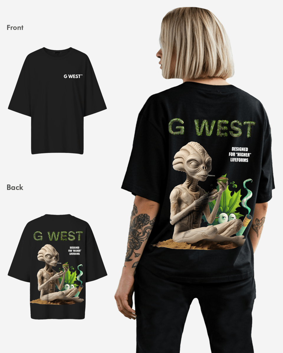 G West Oversized Designed For Higher Lifeforms Tee  - WOMEN