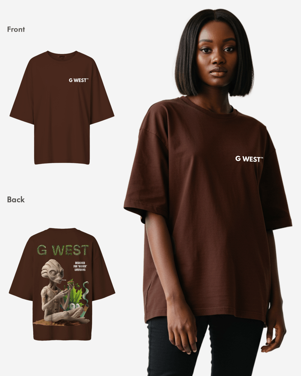 G West Oversized Designed For Higher Lifeforms Tee  - WOMEN