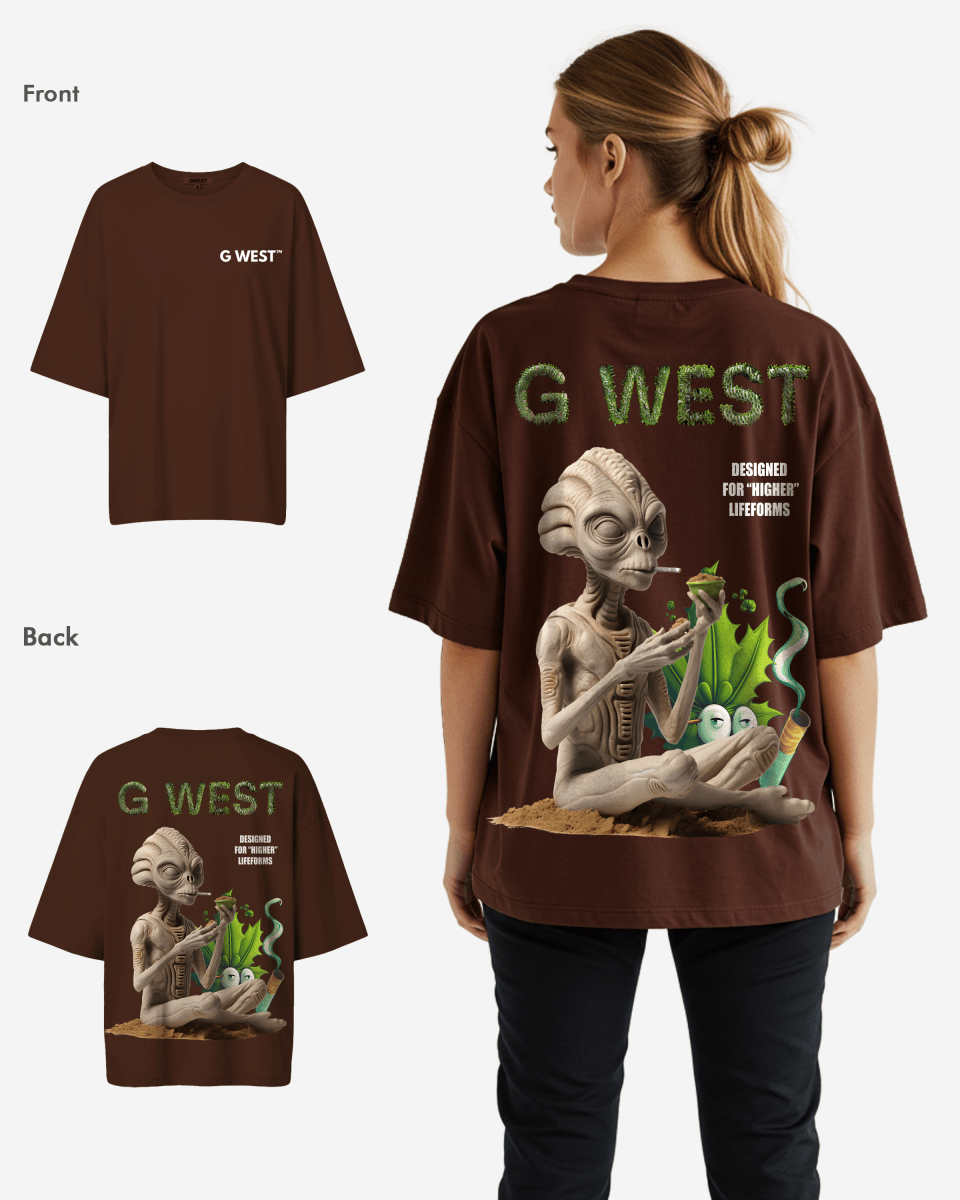 G West Oversized Designed For Higher Lifeforms Tee  - WOMEN