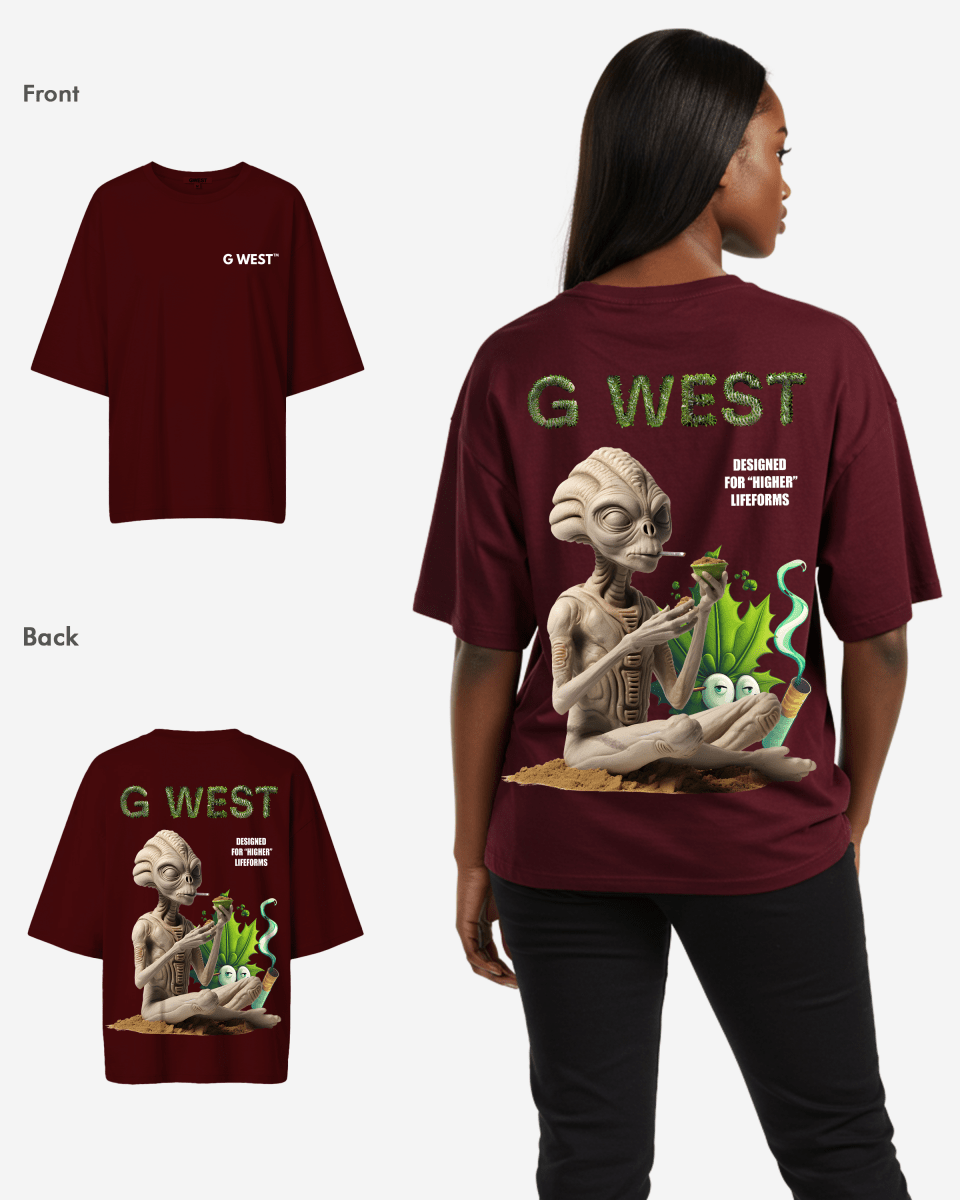 G West Oversized Designed For Higher Lifeforms Tee  - WOMEN