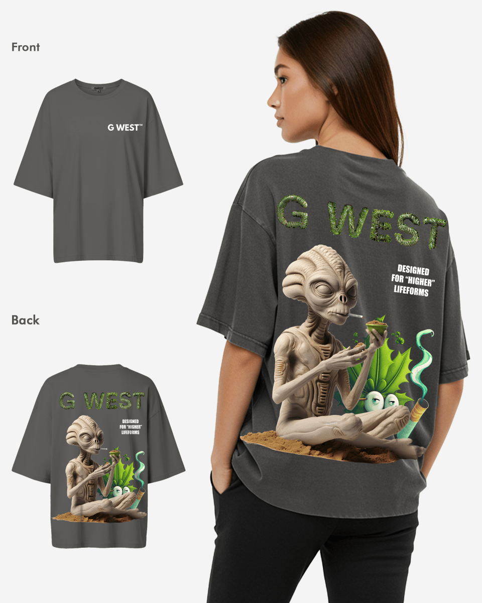 G West Oversized Designed For Higher Lifeforms Tee  - WOMEN