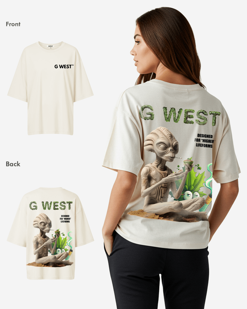 G West Oversized Designed For Higher Lifeforms Tee  - WOMEN