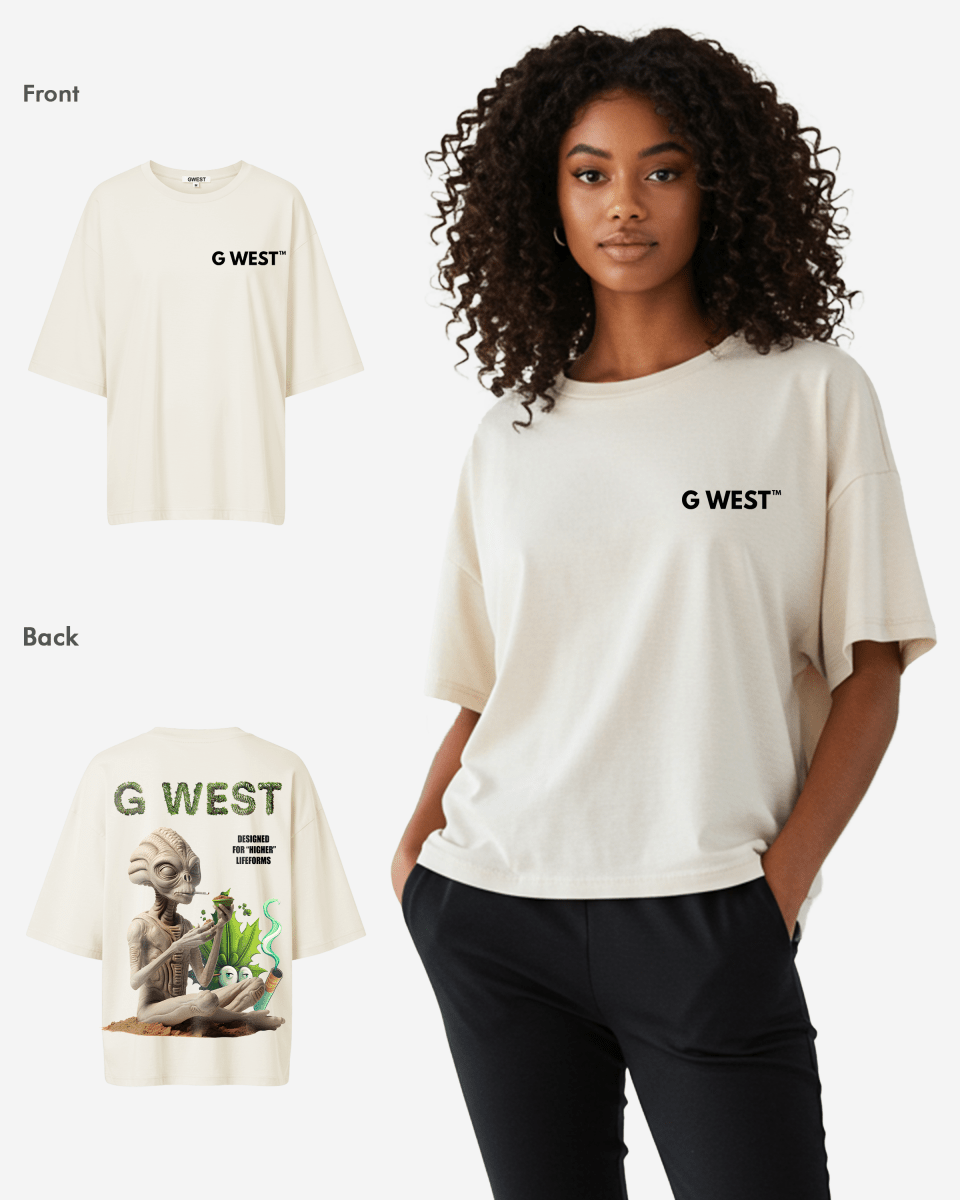 G West Oversized Designed For Higher Lifeforms Tee  - WOMEN