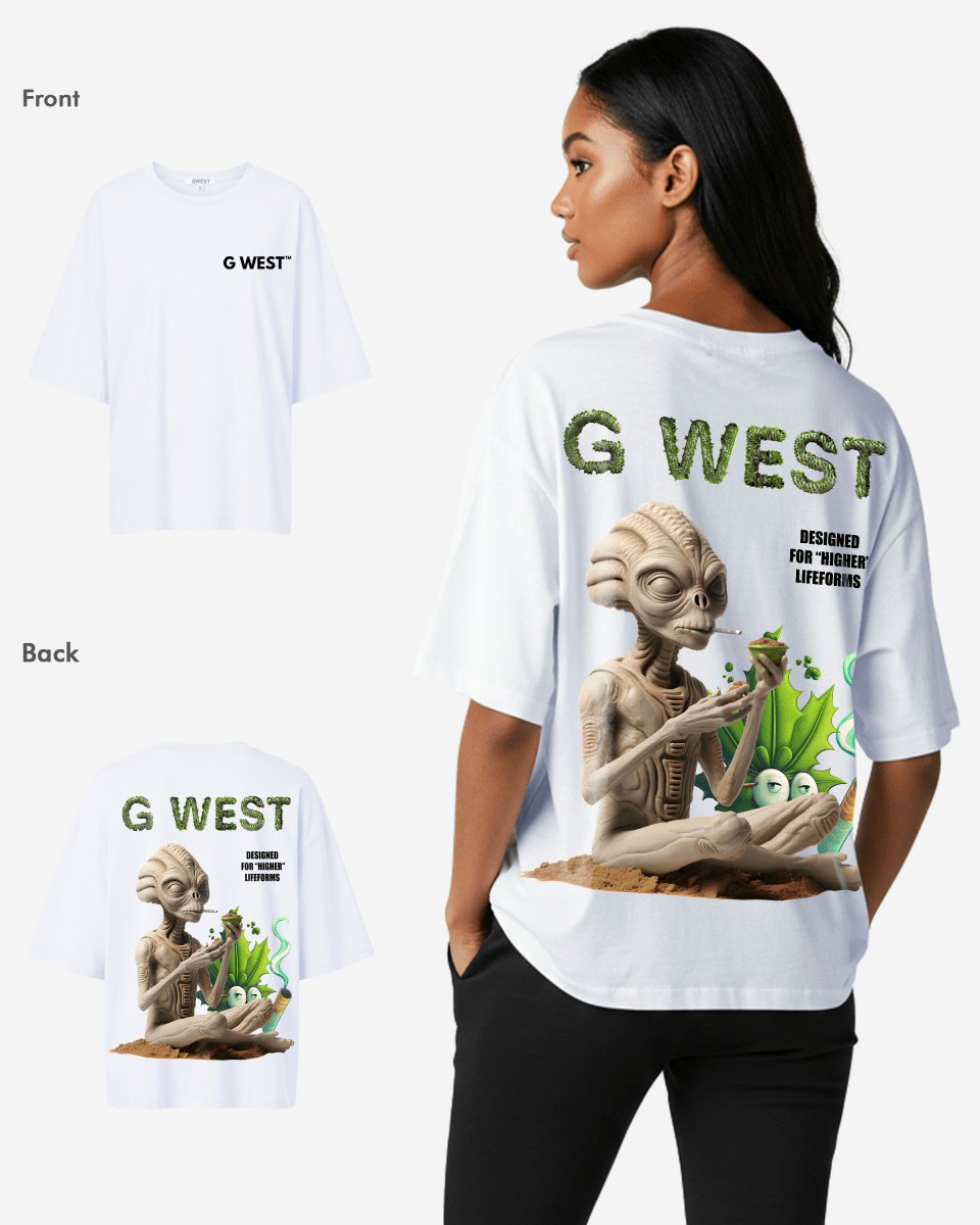 G West Oversized Designed For Higher Lifeforms Tee  - WOMEN