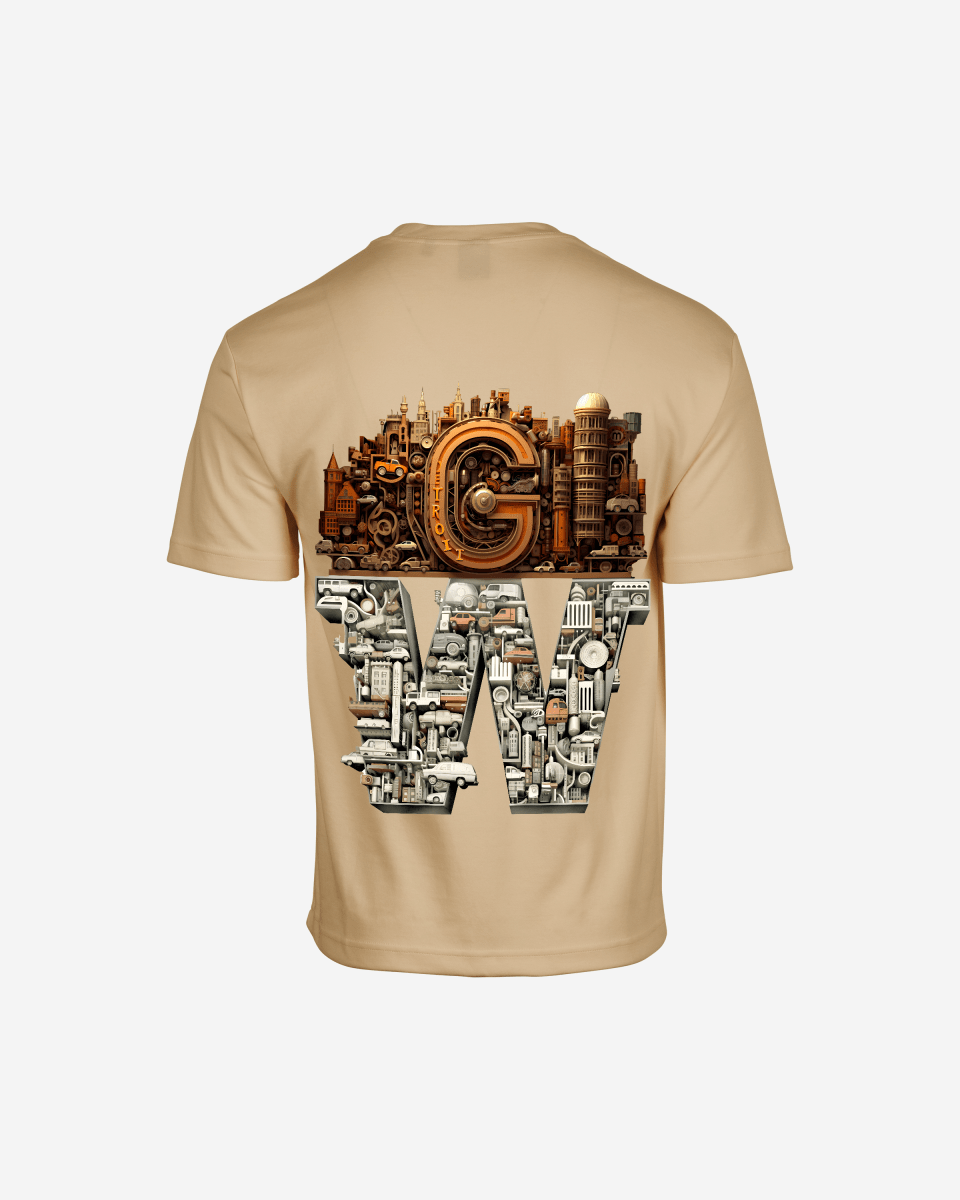 G WEST OVERSIZED DETROIT MOTORCITY T-SHIRT