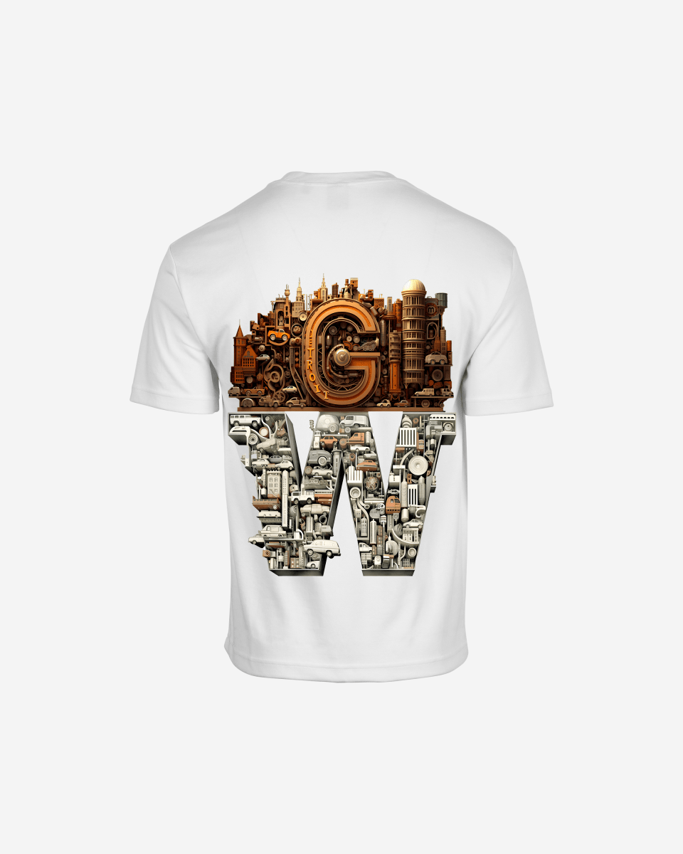 G WEST OVERSIZED DETROIT MOTORCITY T-SHIRT