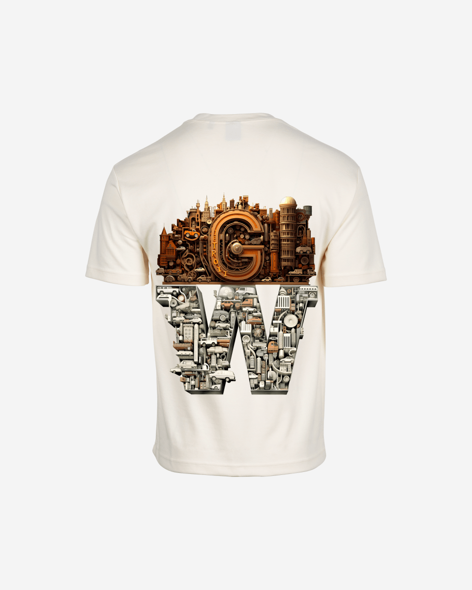 G WEST OVERSIZED DETROIT MOTORCITY T-SHIRT