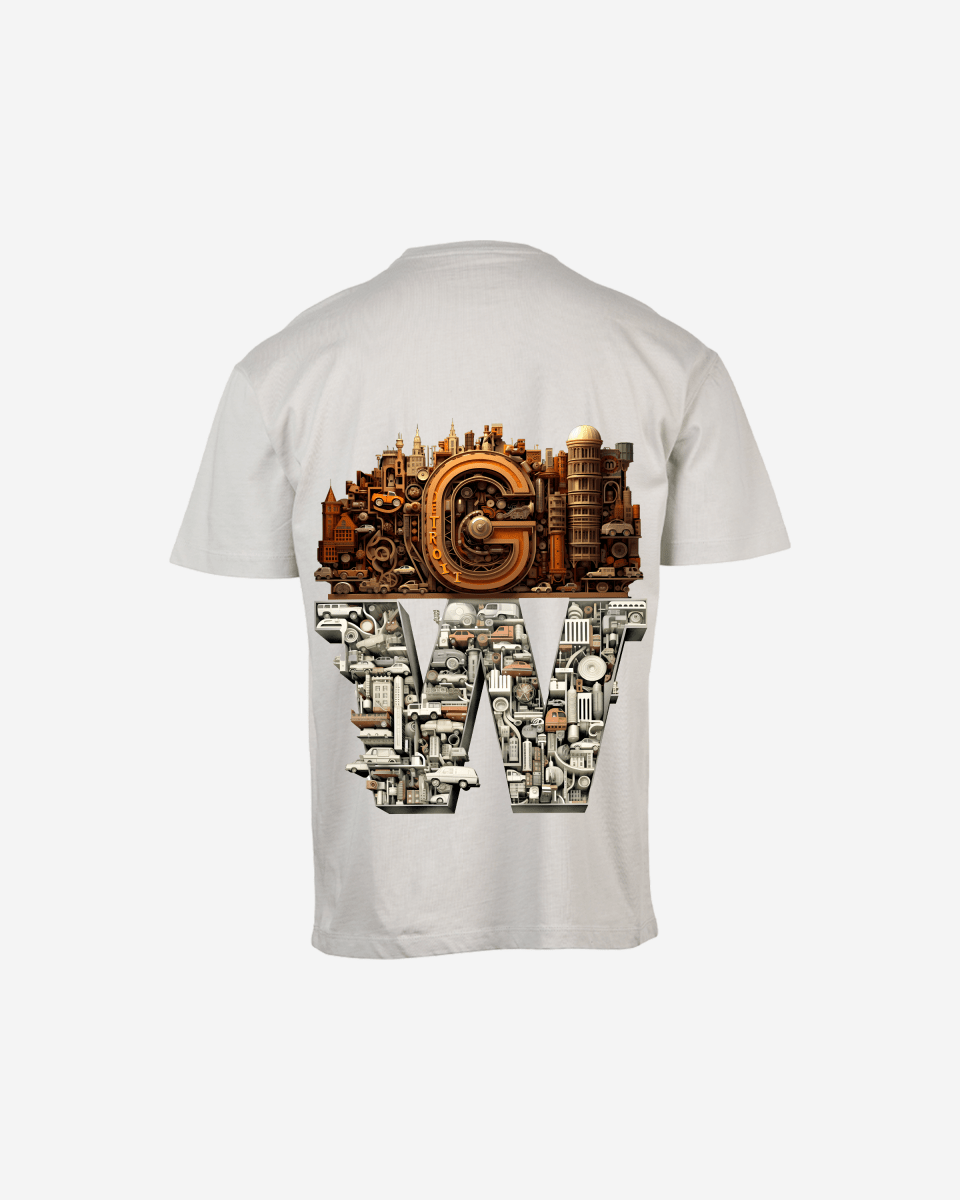 G WEST OVERSIZED DETROIT MOTORCITY T-SHIRT