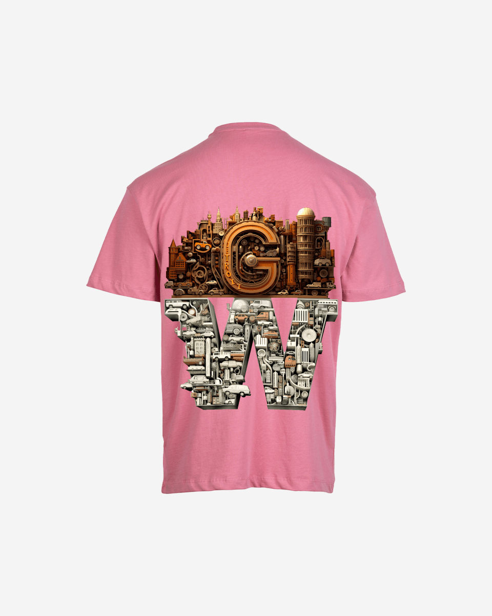 G WEST OVERSIZED DETROIT MOTORCITY T-SHIRT