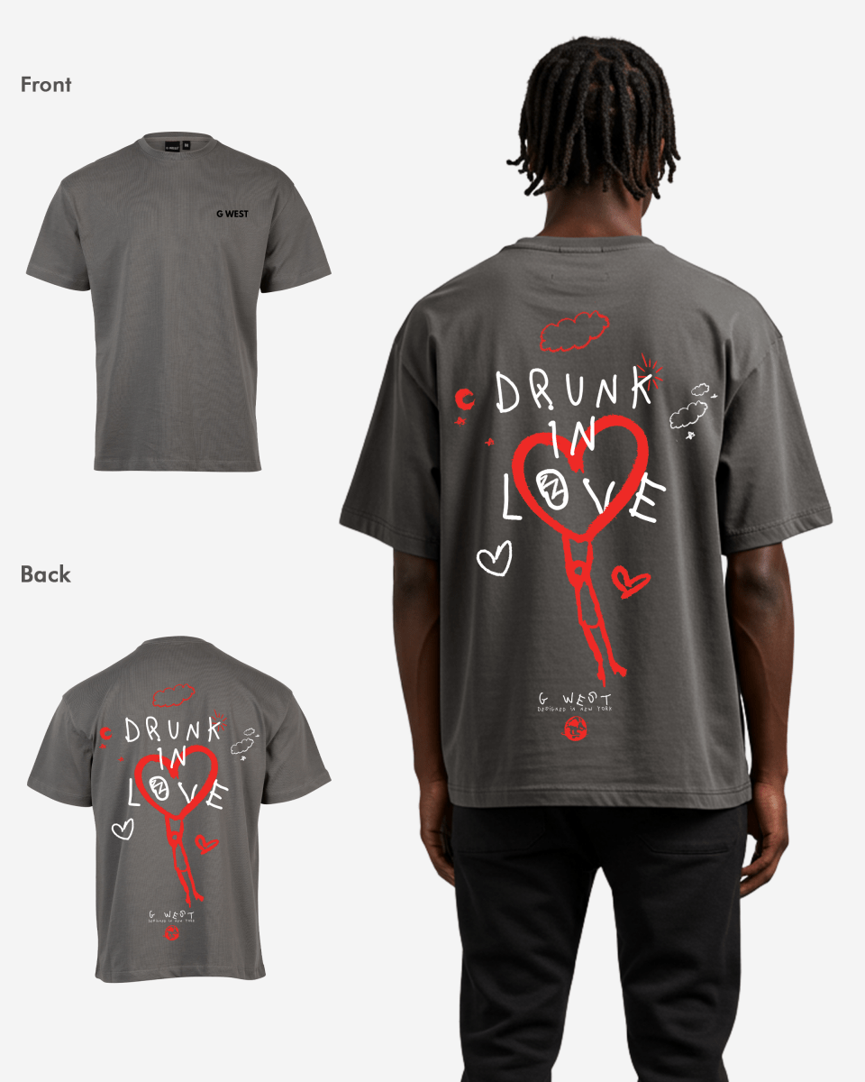 G West Oversized Drunk In Love Tee