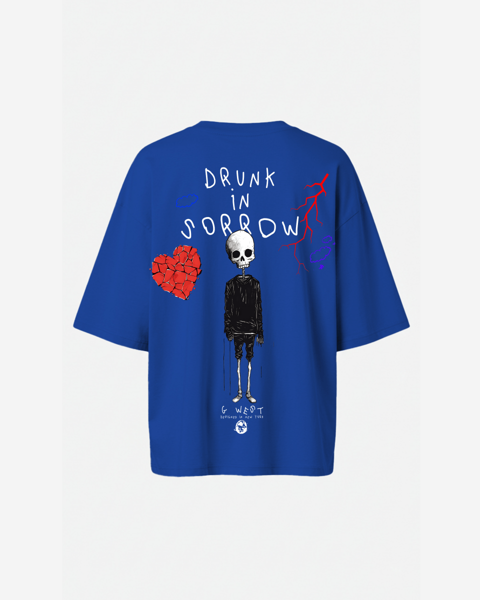 G West Oversized Drunk In Sorrow Tee - WOMEN
