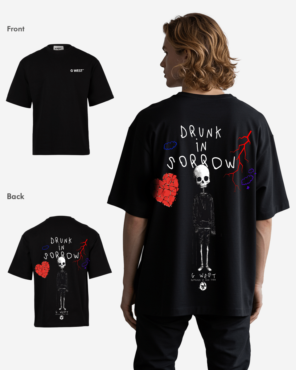 G West Oversized Drunk In Sorrow Tee