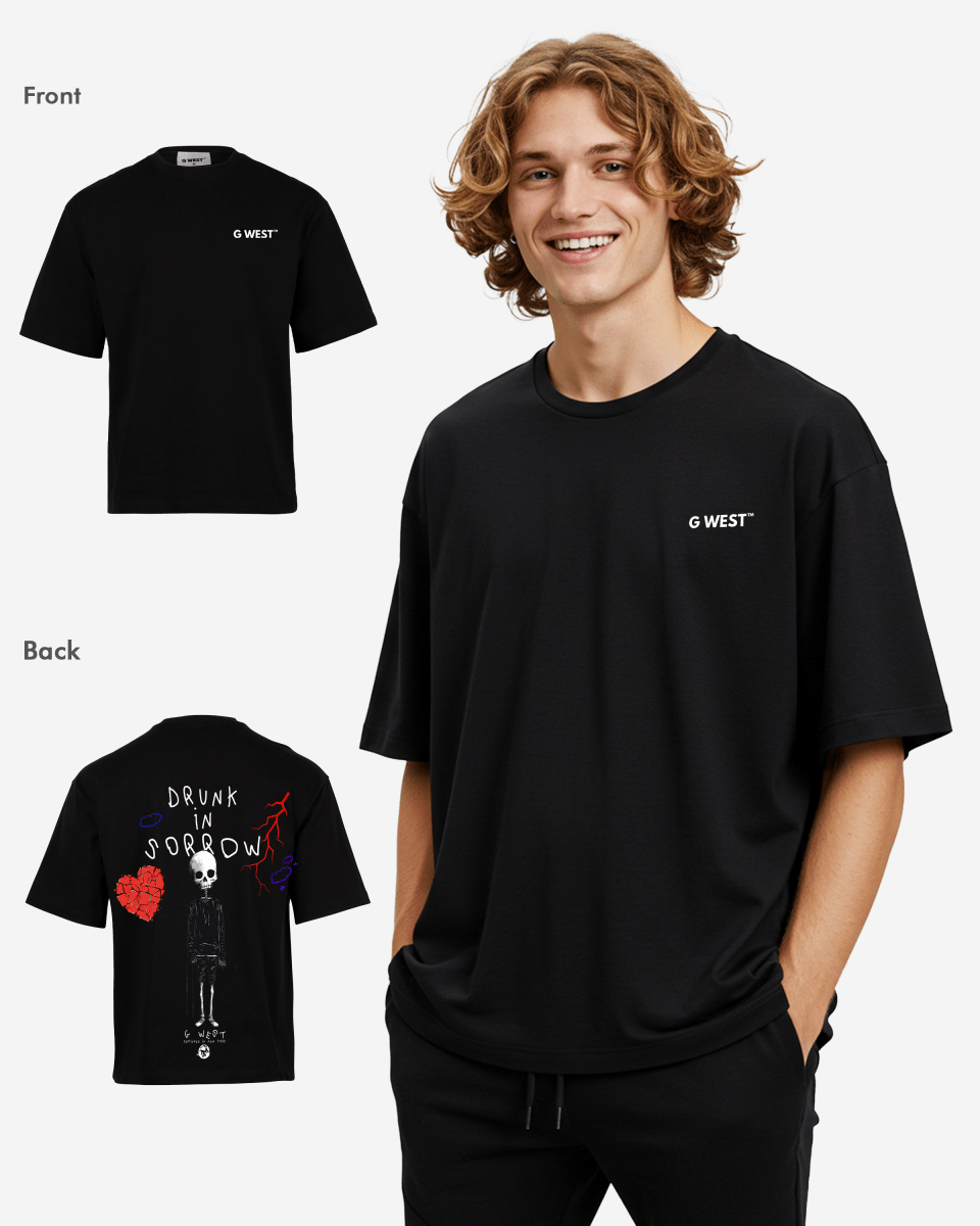 G West Oversized Drunk In Sorrow Tee