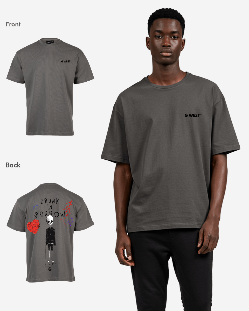 G West Oversized Drunk In Sorrow Tee