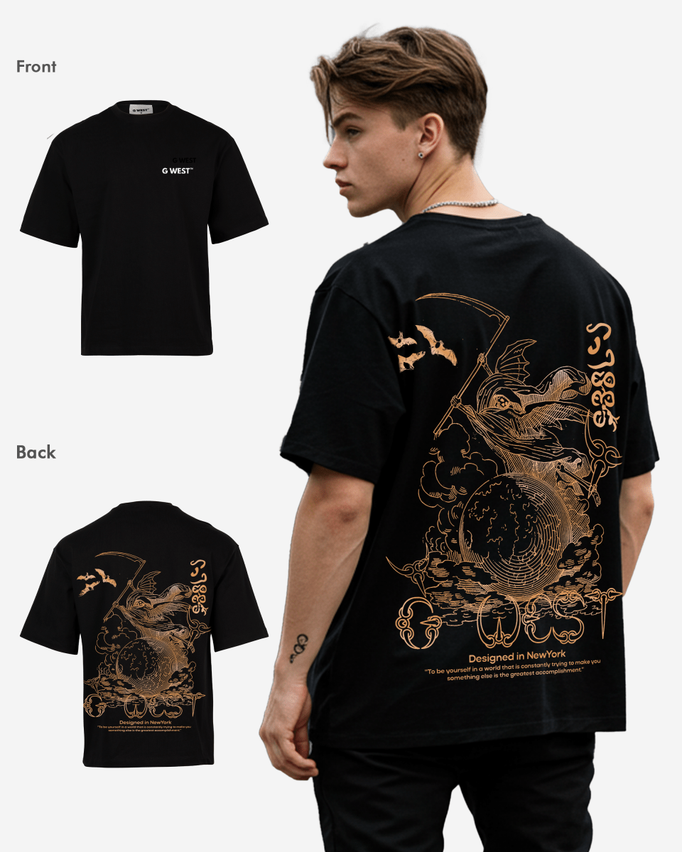 G West Oversized Gratitude Reaper Tee