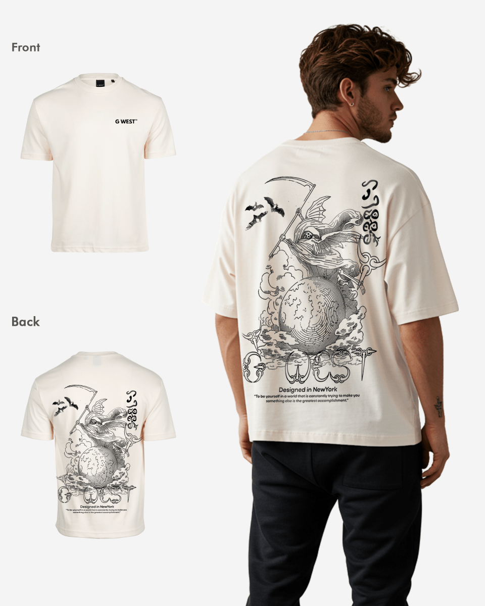 G West Oversized Gratitude Reaper Tee