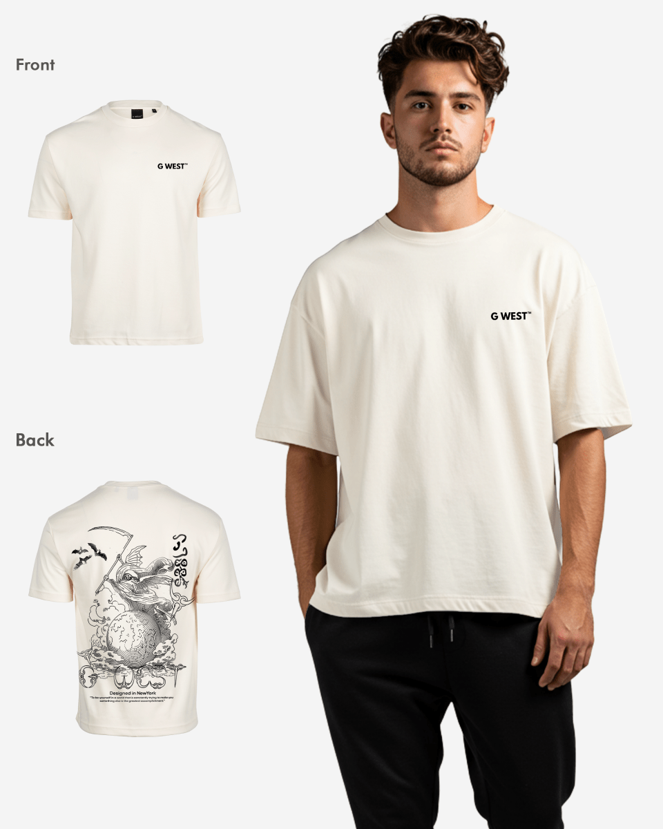 G West Oversized Gratitude Reaper Tee