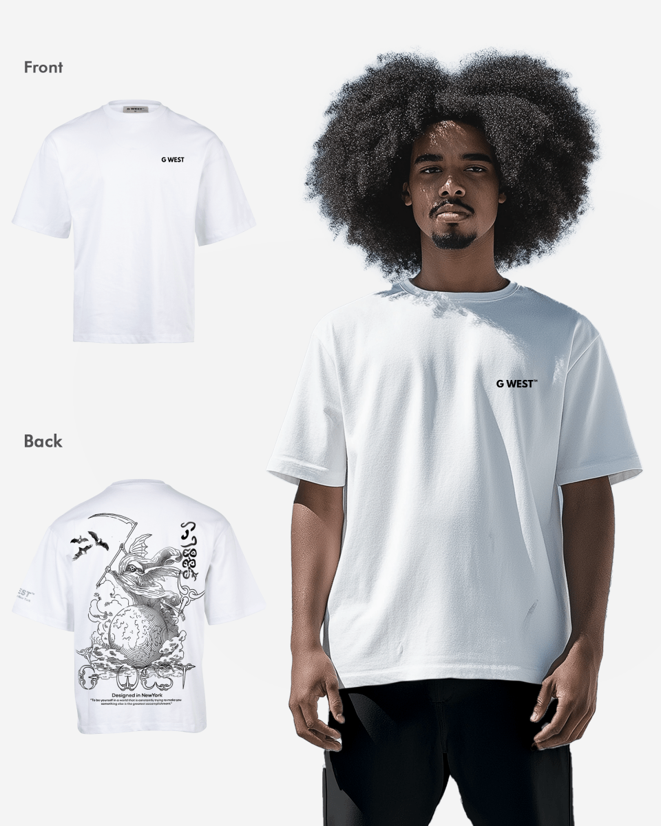 G West Oversized Gratitude Reaper Tee