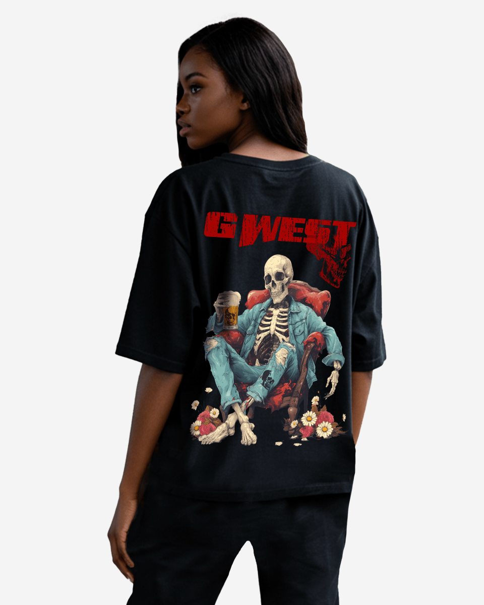 G West Oversized Happy Hour T Shirt - WOMEN