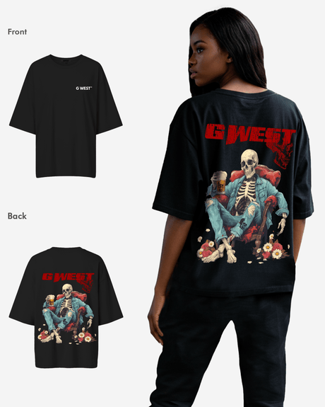 G West Oversized Happy Hour T Shirt - WOMEN