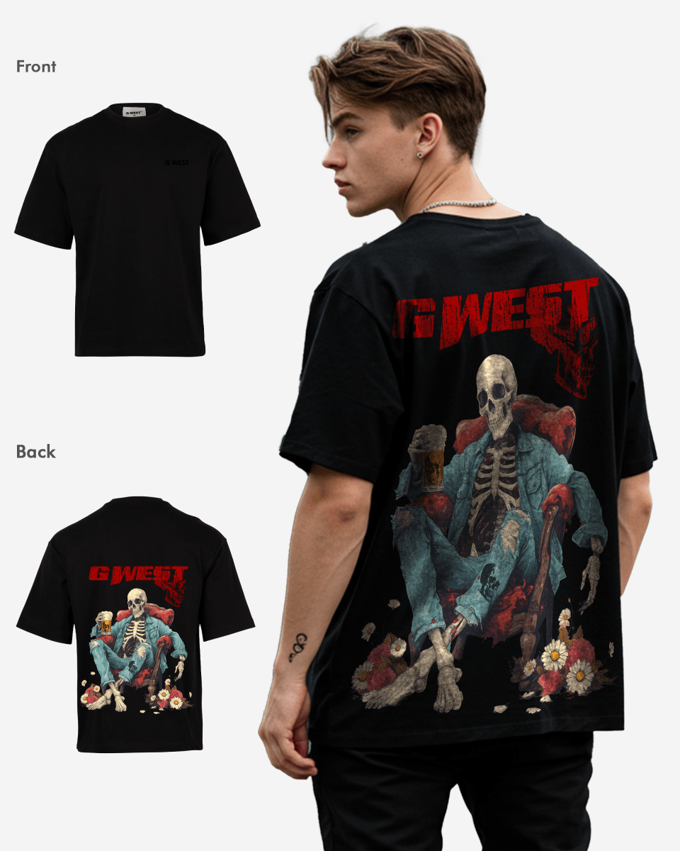 G West Oversized Happy Hour T Shirt