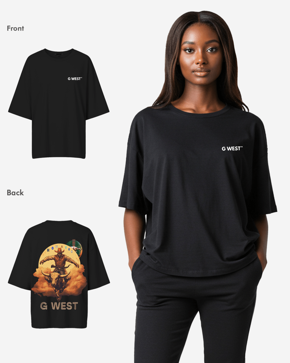 G West Oversized Houston Rodeo T-Shirt - WOMEN