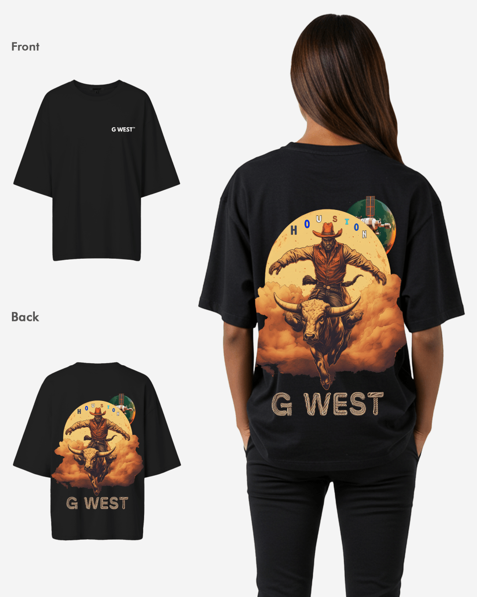 G West Oversized Houston Rodeo T-Shirt - WOMEN