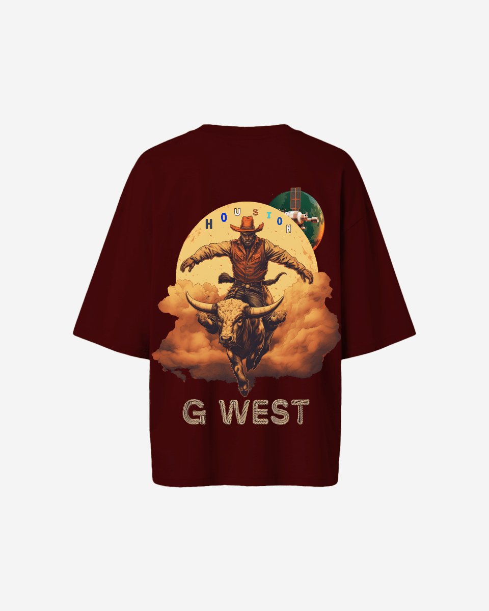 G West Oversized Houston Rodeo T-Shirt - WOMEN