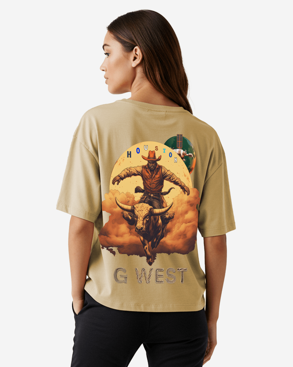 G West Oversized Houston Rodeo T-Shirt - WOMEN