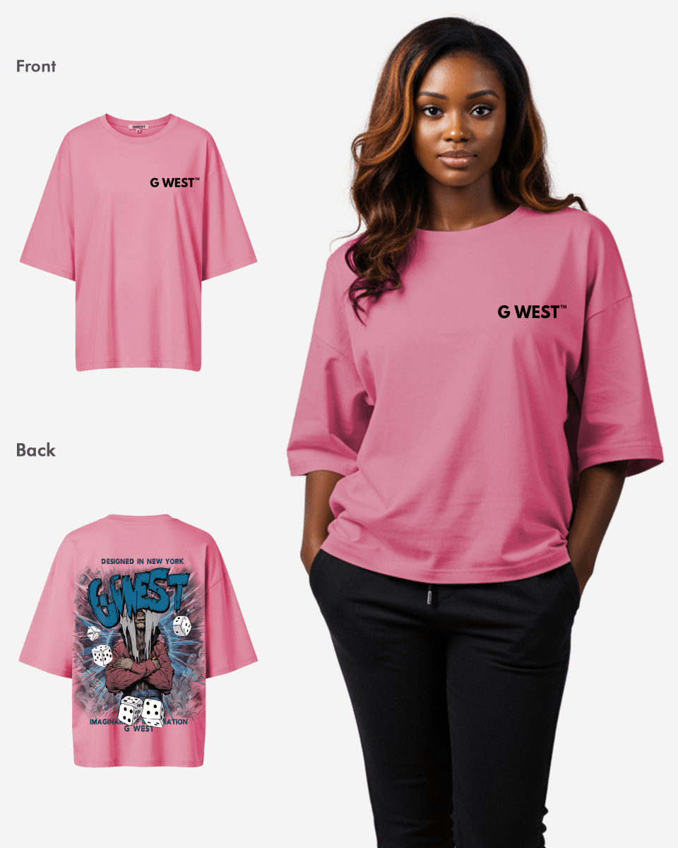 G West Oversized Imagine Of Imagination Tee - WOMEN
