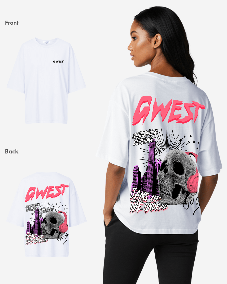 G West Oversized Jams Of The Undead Tee - WOMEN
