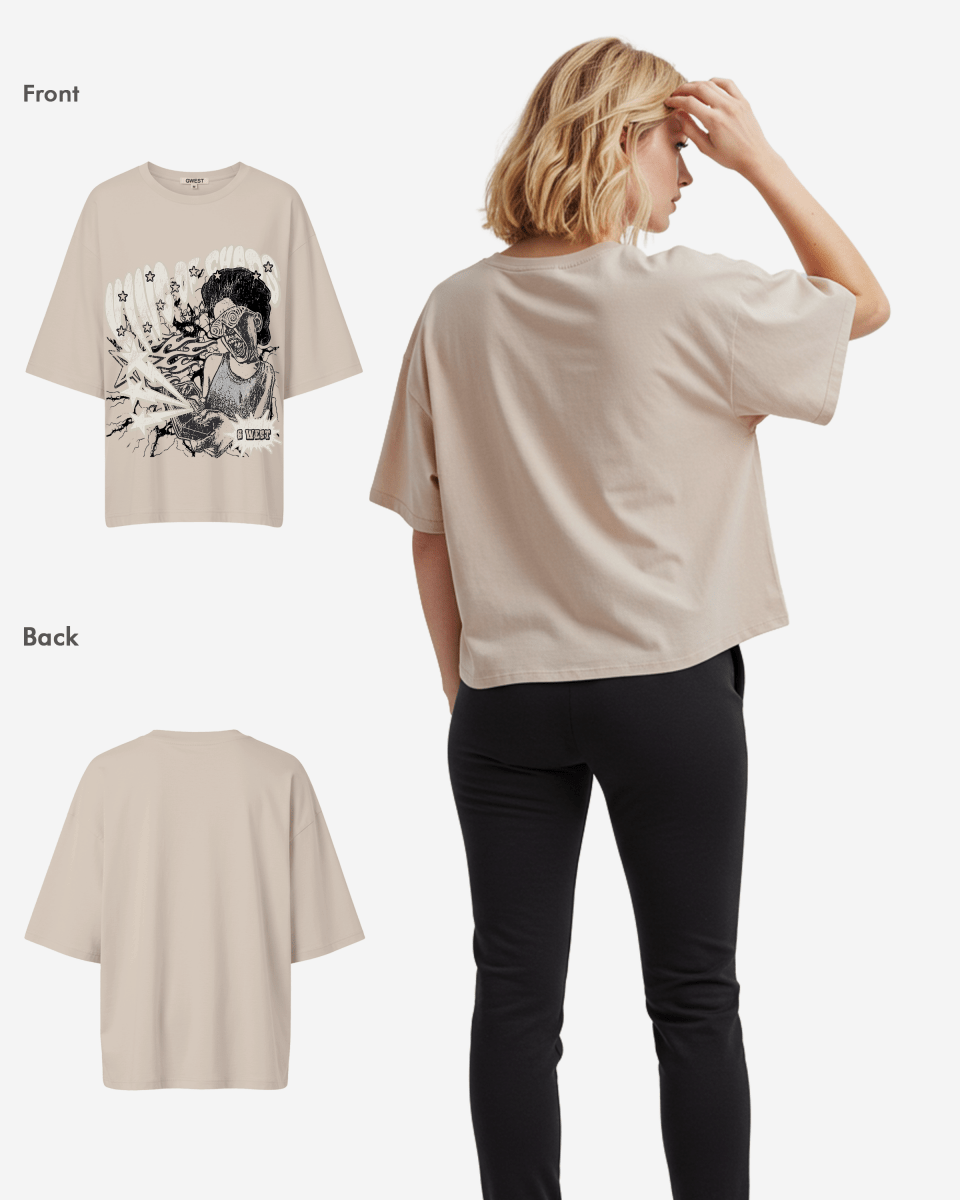 G West Oversized King Of Chaos T Shirt - WOMEN