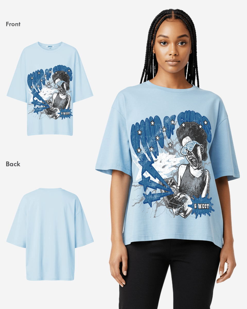 G West Oversized King Of Chaos T Shirt - WOMEN