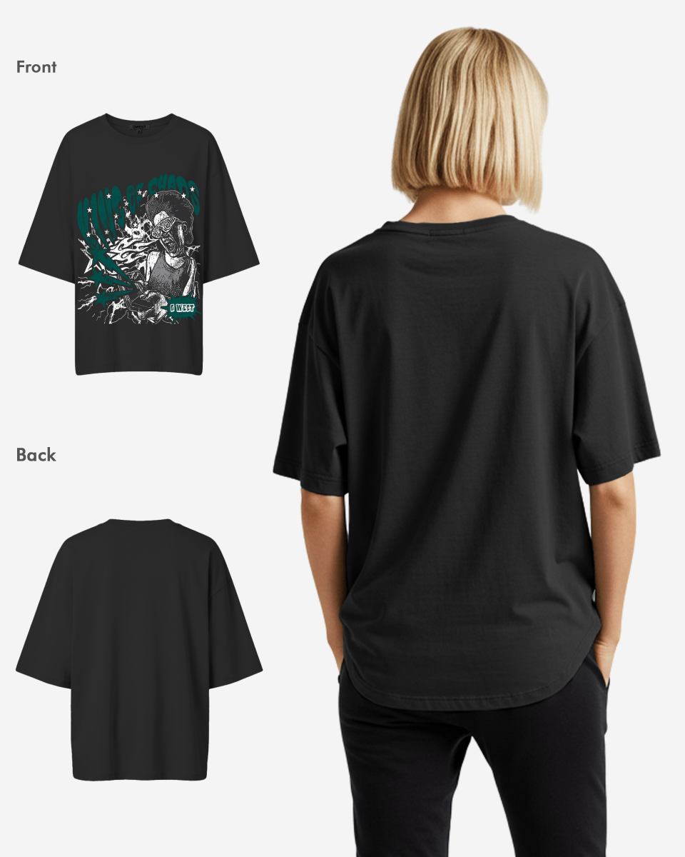 G West Oversized King Of Chaos T Shirt - WOMEN