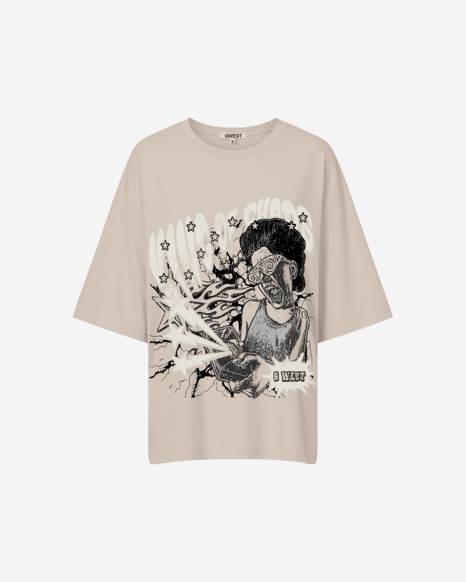 G West Oversized King Of Chaos T Shirt - WOMEN