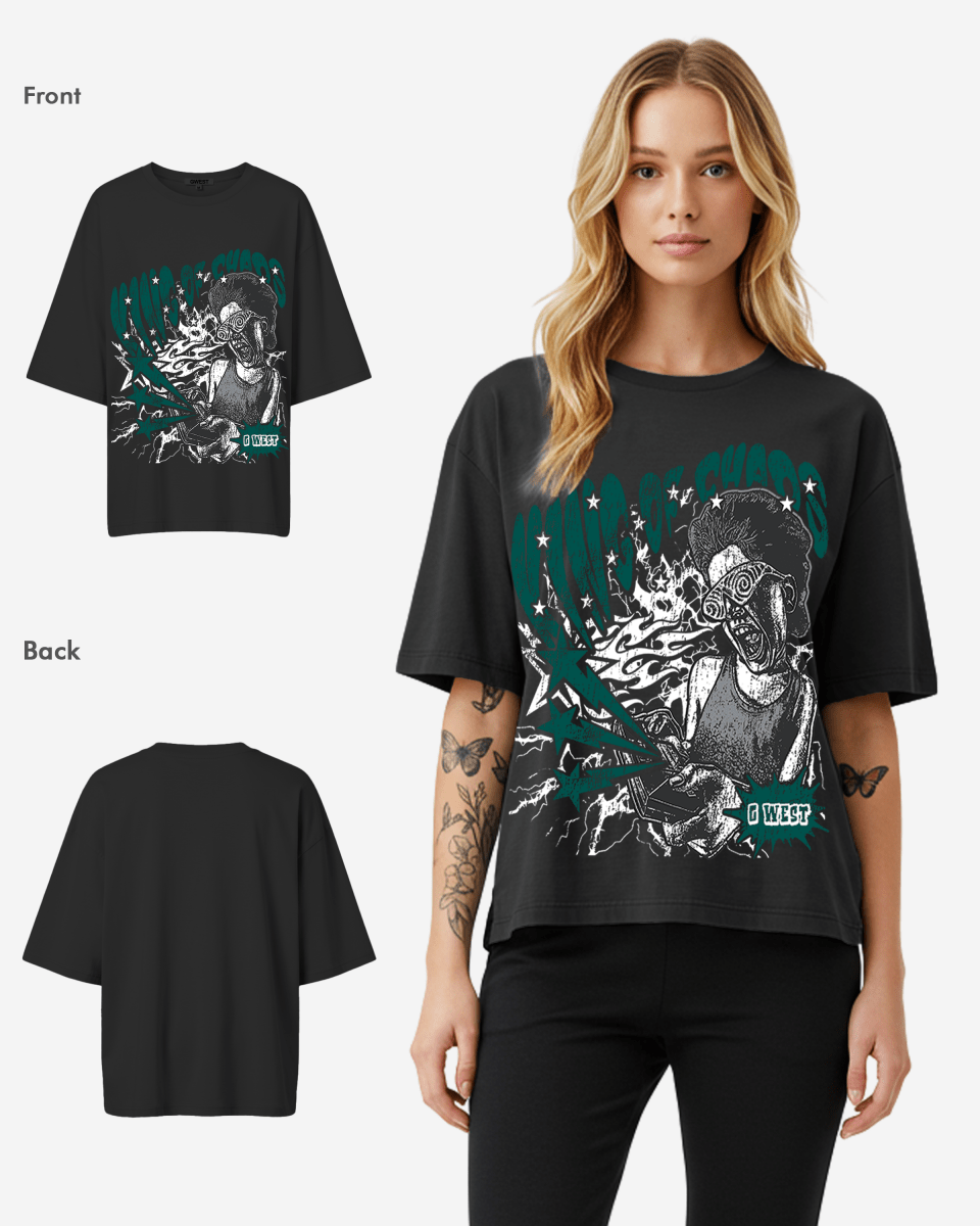 G West Oversized King Of Chaos T Shirt - WOMEN