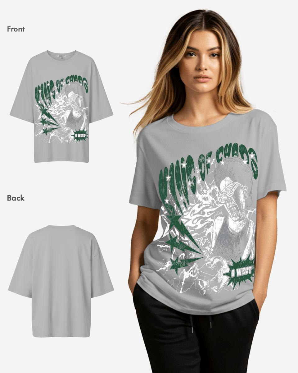 G West Oversized King Of Chaos T Shirt - WOMEN