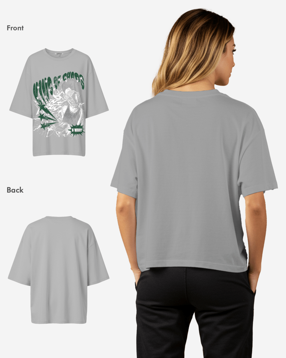 G West Oversized King Of Chaos T Shirt - WOMEN