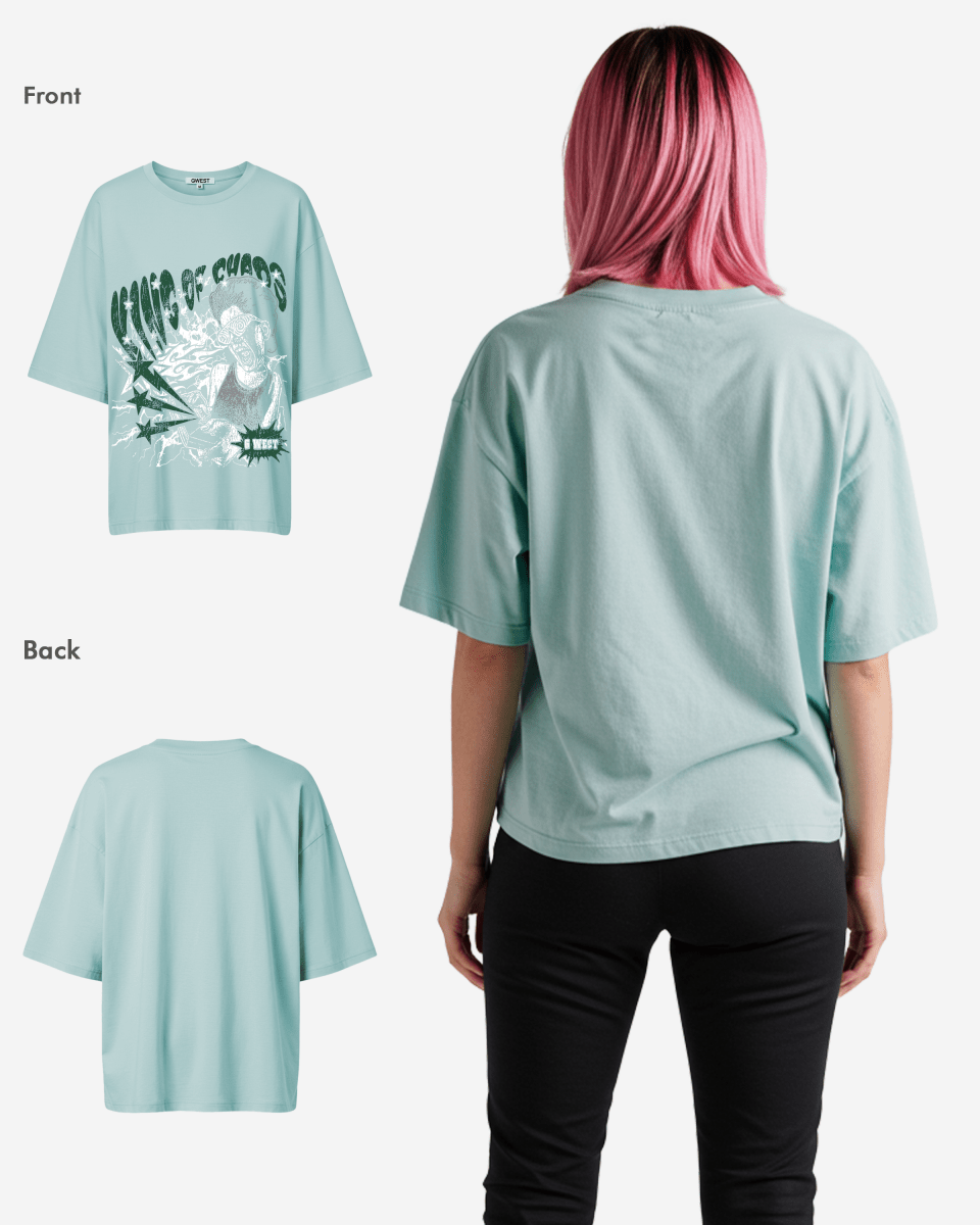 G West Oversized King Of Chaos T Shirt - WOMEN