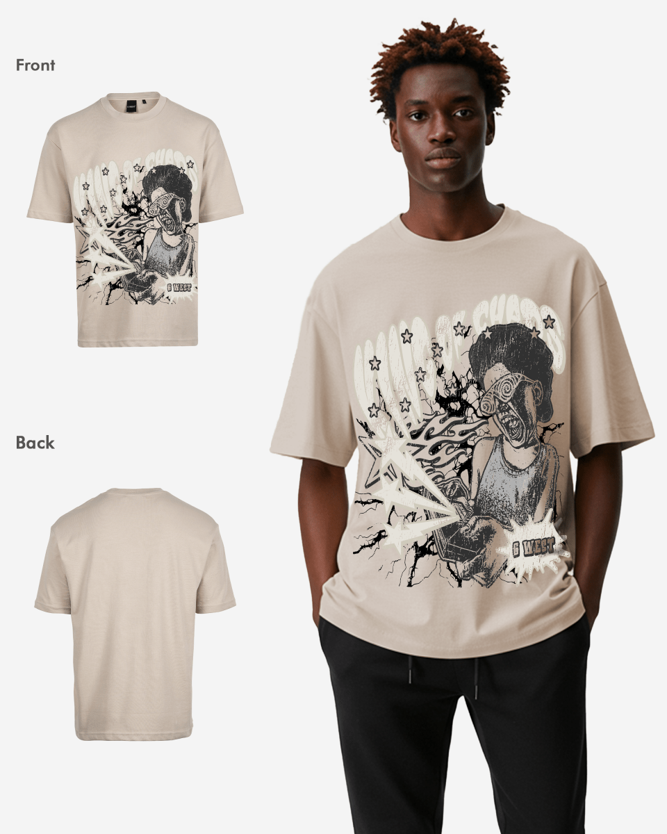 G West Oversized King Of Chaos T Shirt