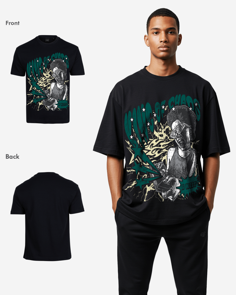 G West Oversized King Of Chaos T Shirt