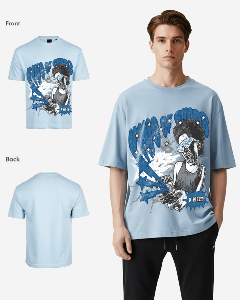 G West Oversized King Of Chaos T Shirt