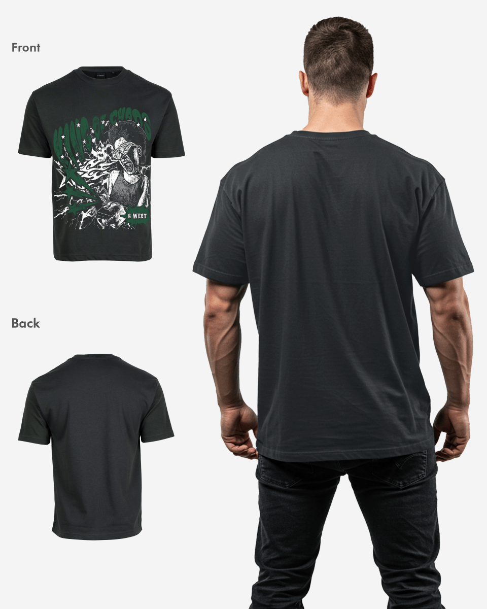 G West Oversized King Of Chaos T Shirt