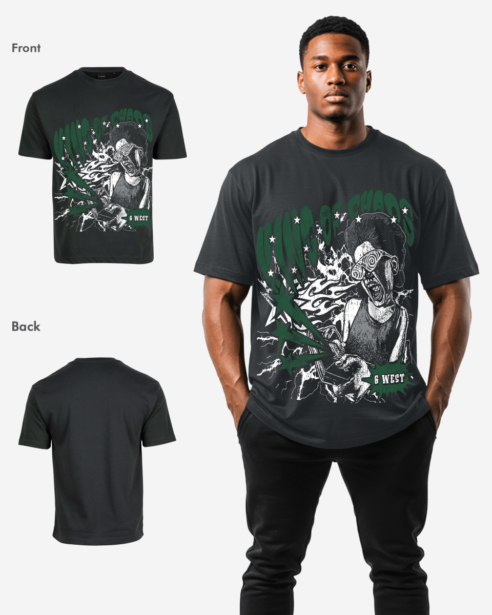 G West Oversized King Of Chaos T Shirt