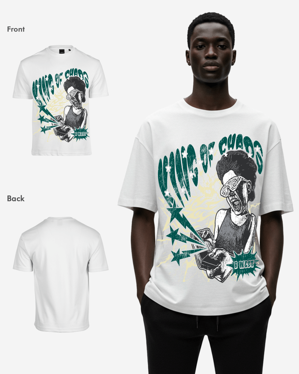 G West Oversized King Of Chaos T Shirt