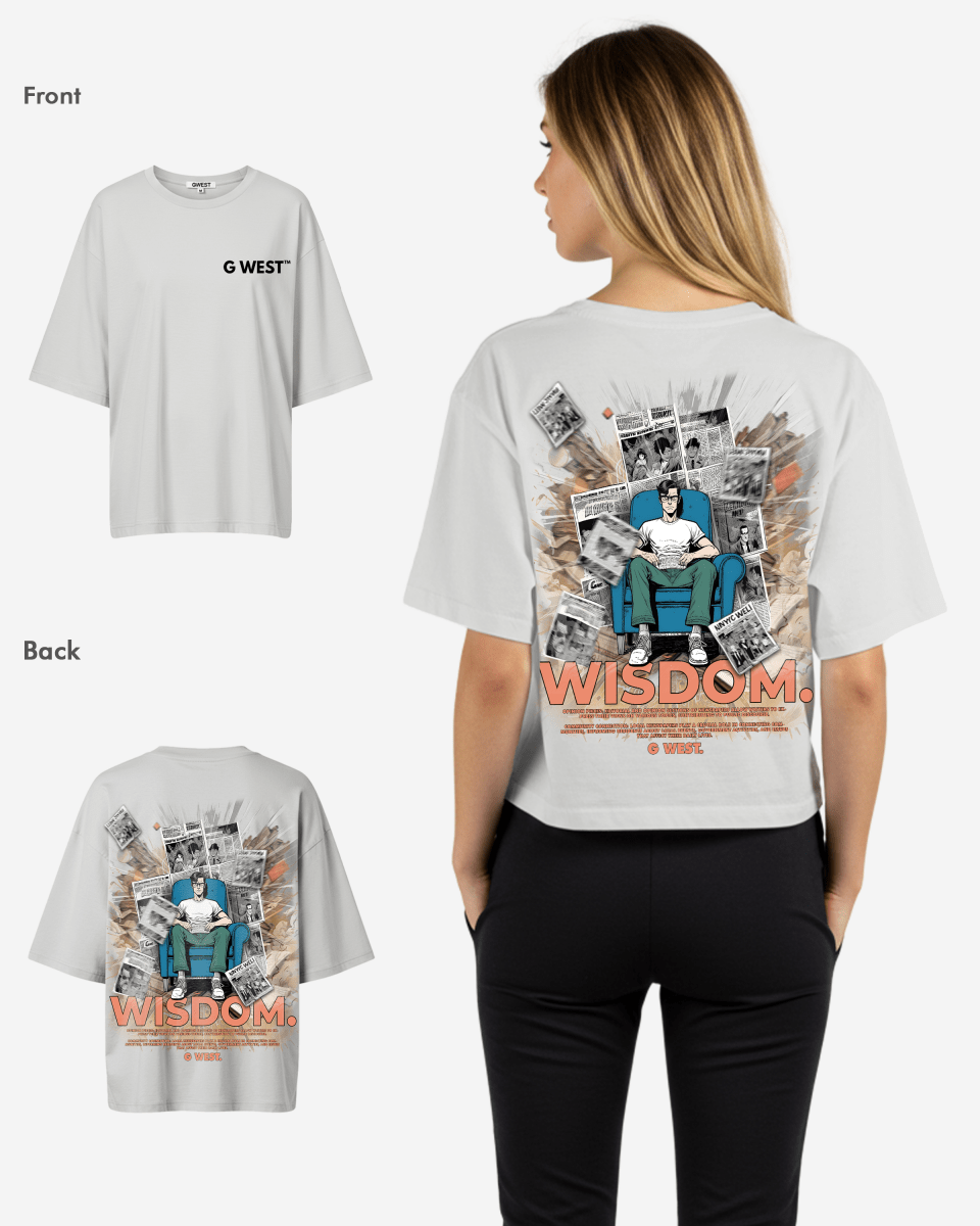 G West Oversized Library T Shirt  - WOMEN