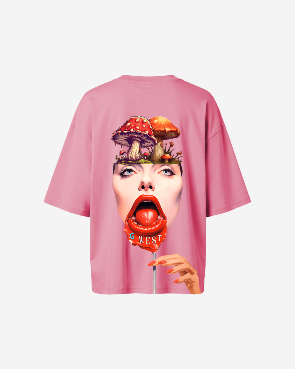 G West Oversized Lollipop Mushroom Oversized Tee - WOMEN
