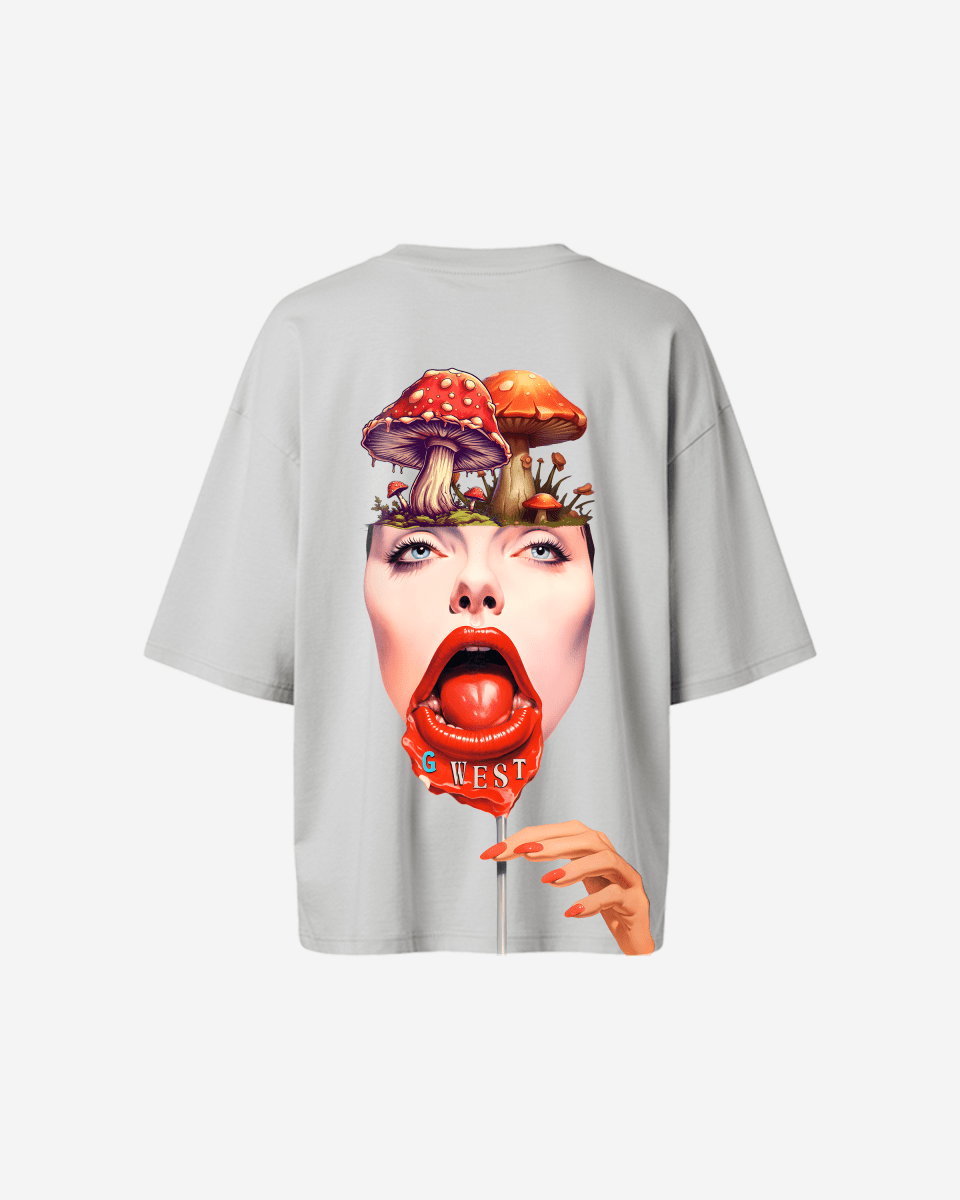 G West Oversized Lollipop Mushroom Oversized Tee - WOMEN
