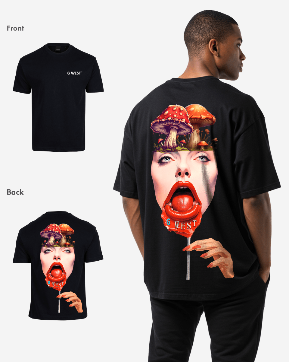 G West Oversized Lollipop Mushroom Oversized Tee