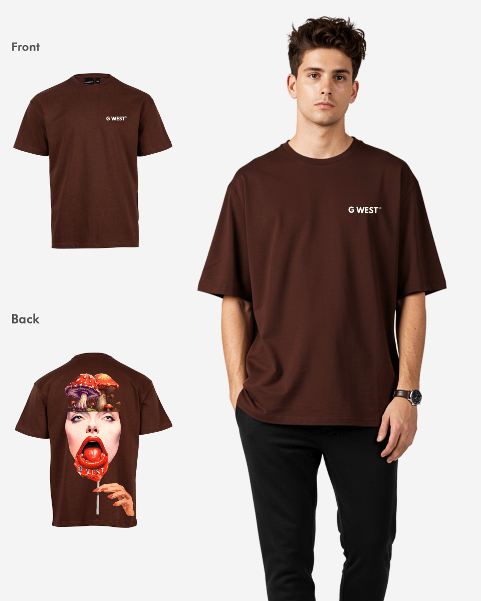 G West Oversized Lollipop Mushroom Oversized Tee